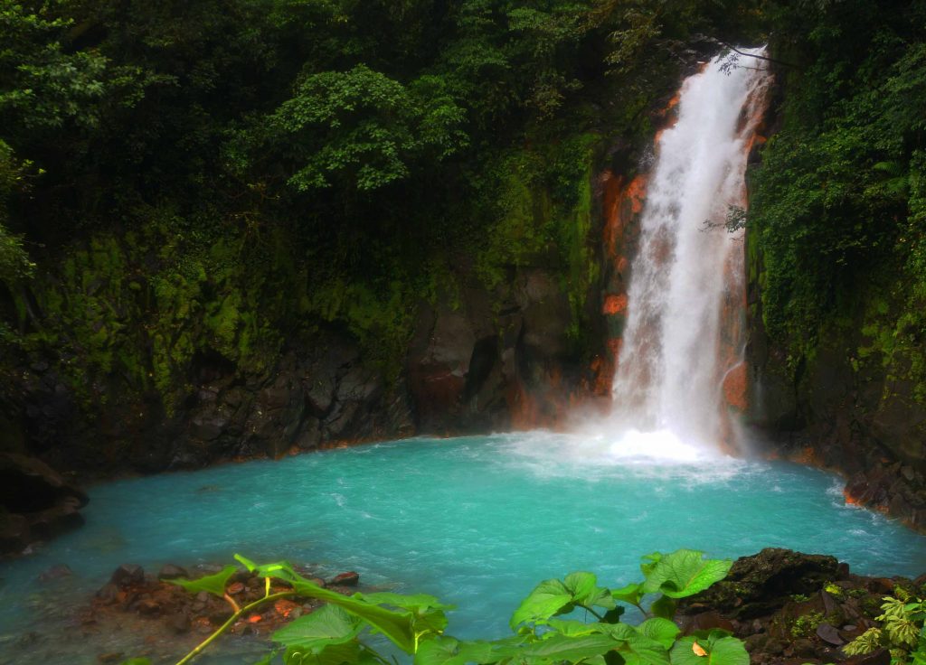 rio celeste waterfall hike and animal sanctuary